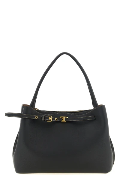 the tods tim handbag embodies craftsmanship excellence through a structured sil