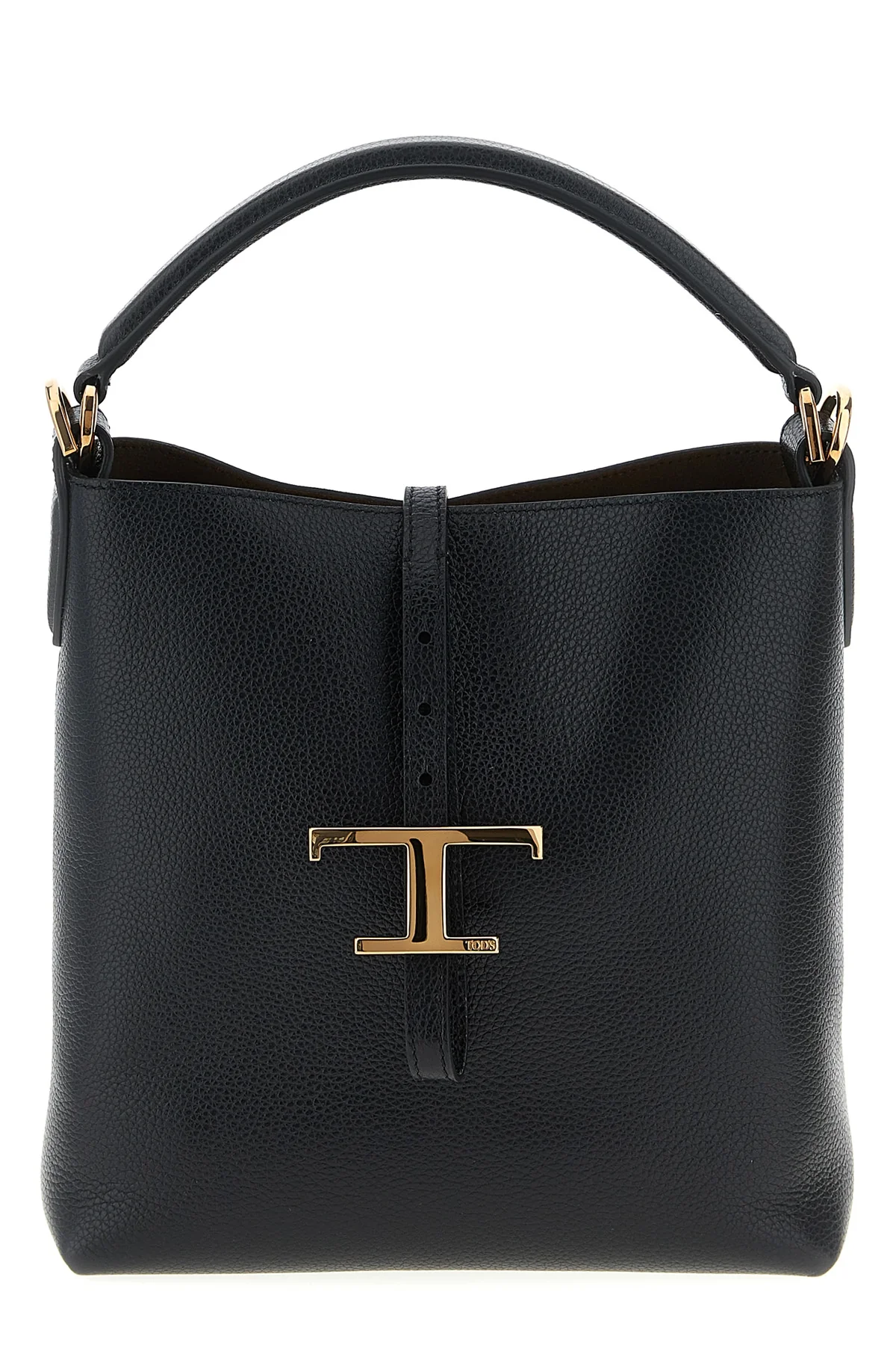 TODS OS mini bucket bag in hammered leather
