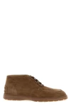 suede polacchino ankle boots