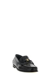 t timeless loafers in shiny leather