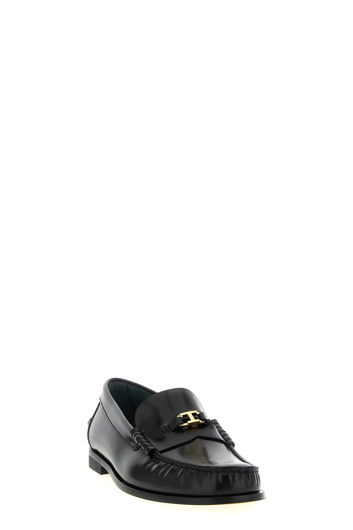 t timeless loafers in shiny leather