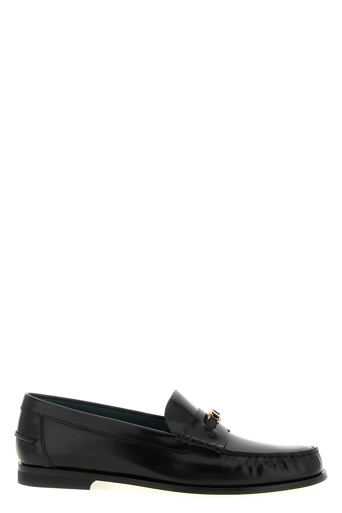 t timeless loafers in shiny leather