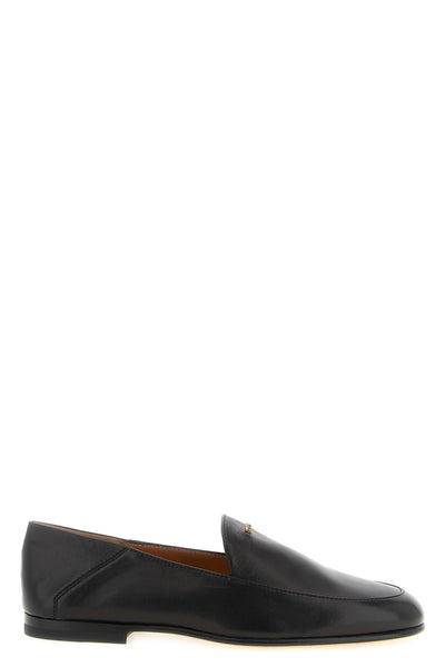 the slipper loafer tods in soft black nappa leather represents an impeccable sy