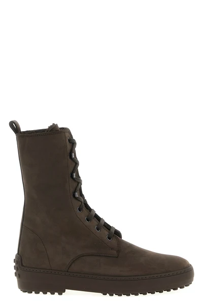 winter gommino suede ankle boots