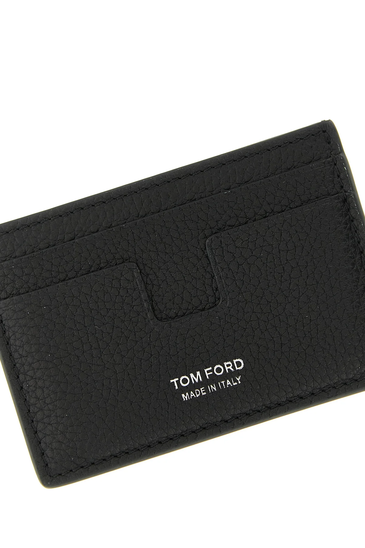hammered leather card holder