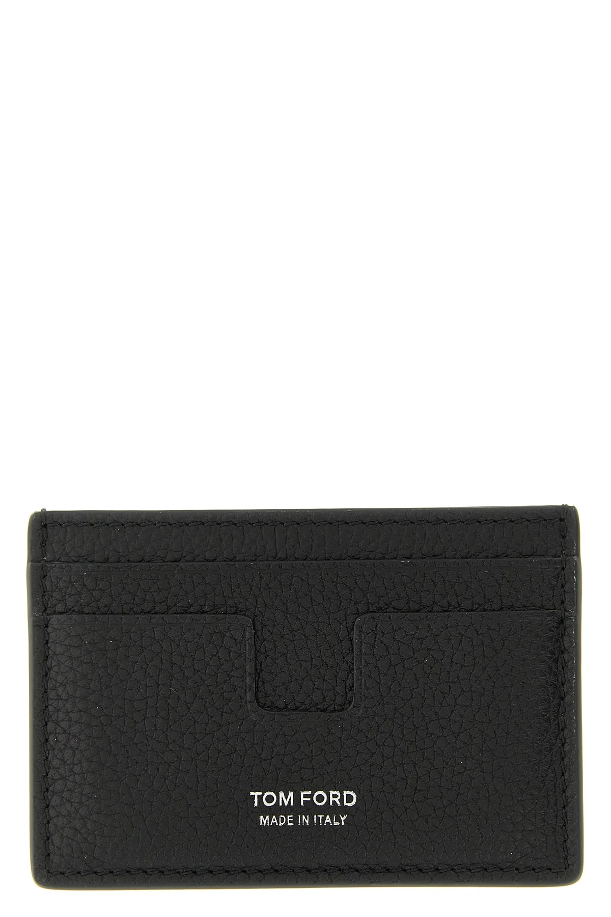 TOM FORD OS hammered leather card holder