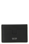 hammered leather card holder