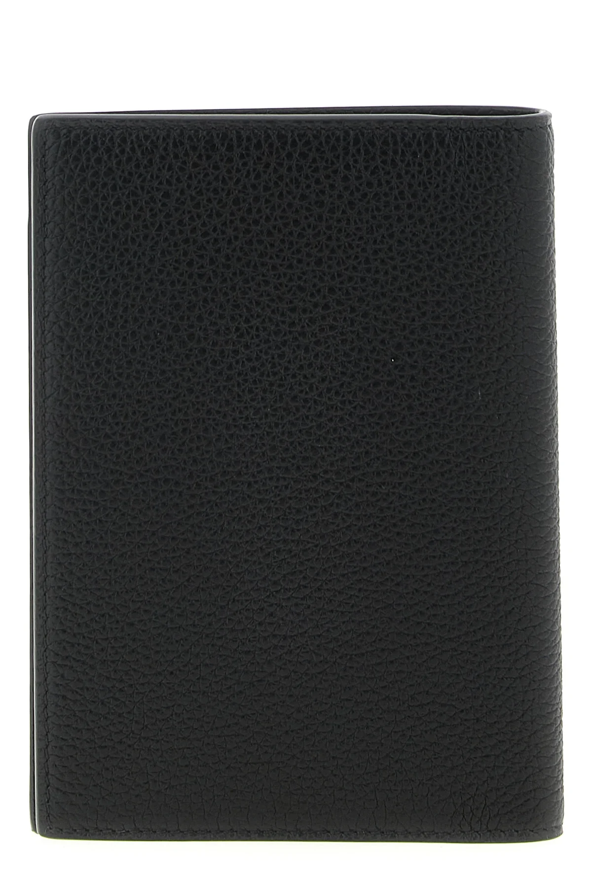 hammered leather passport holder