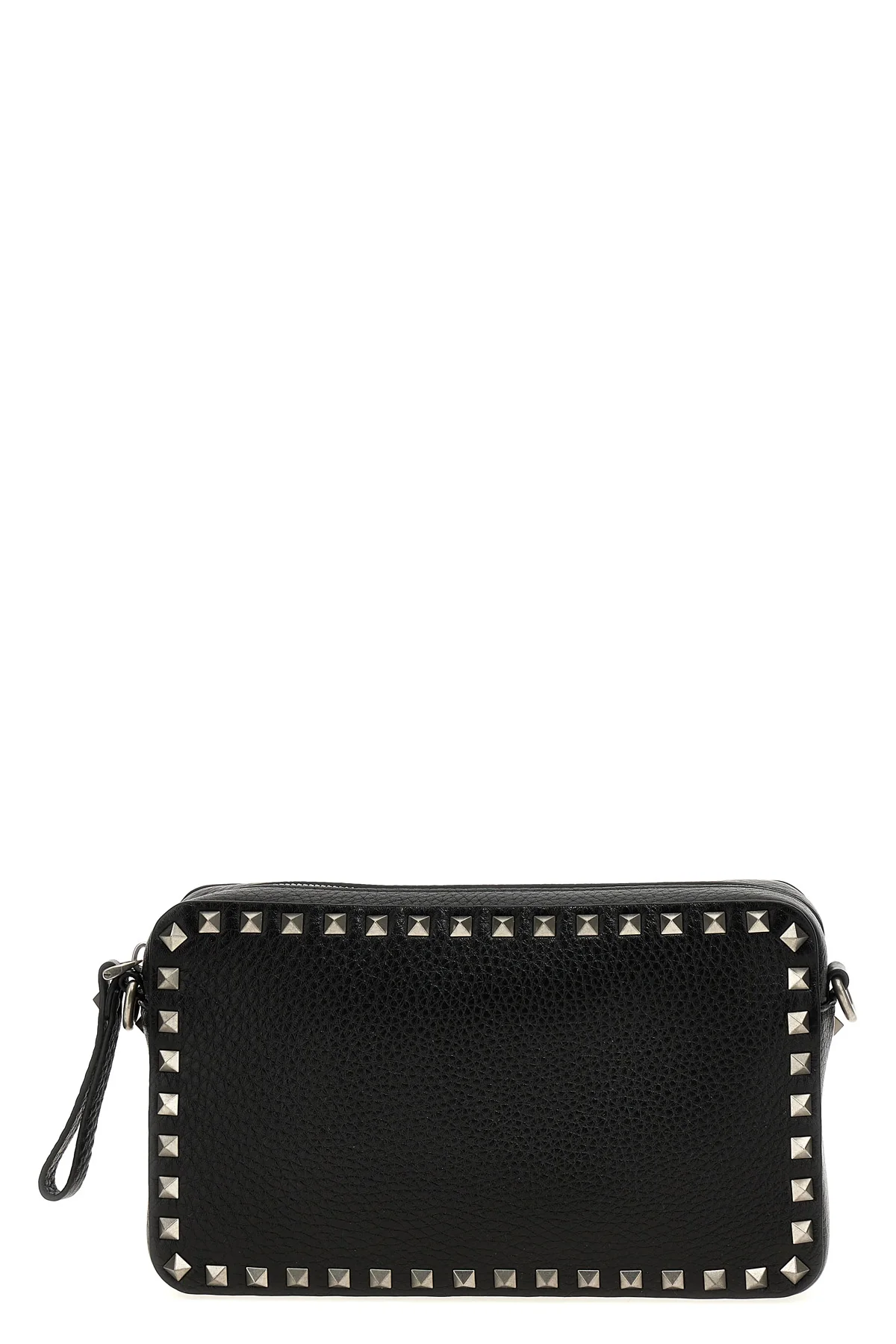 rockstud grenade leather crossbody bag