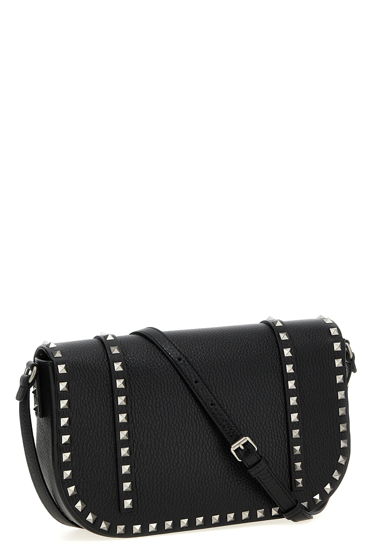 rockstud crossbody bag in grenade leather