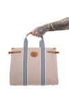 antibes canvas handbag