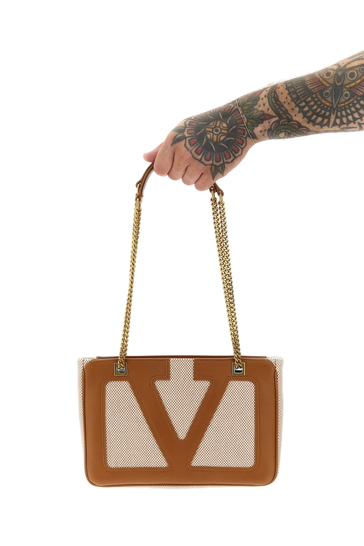 VALENTINO GARAVANI OS viva superstar small canvas shoulder bag