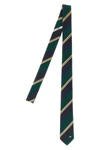 valentie tie in jacquard regimental silk