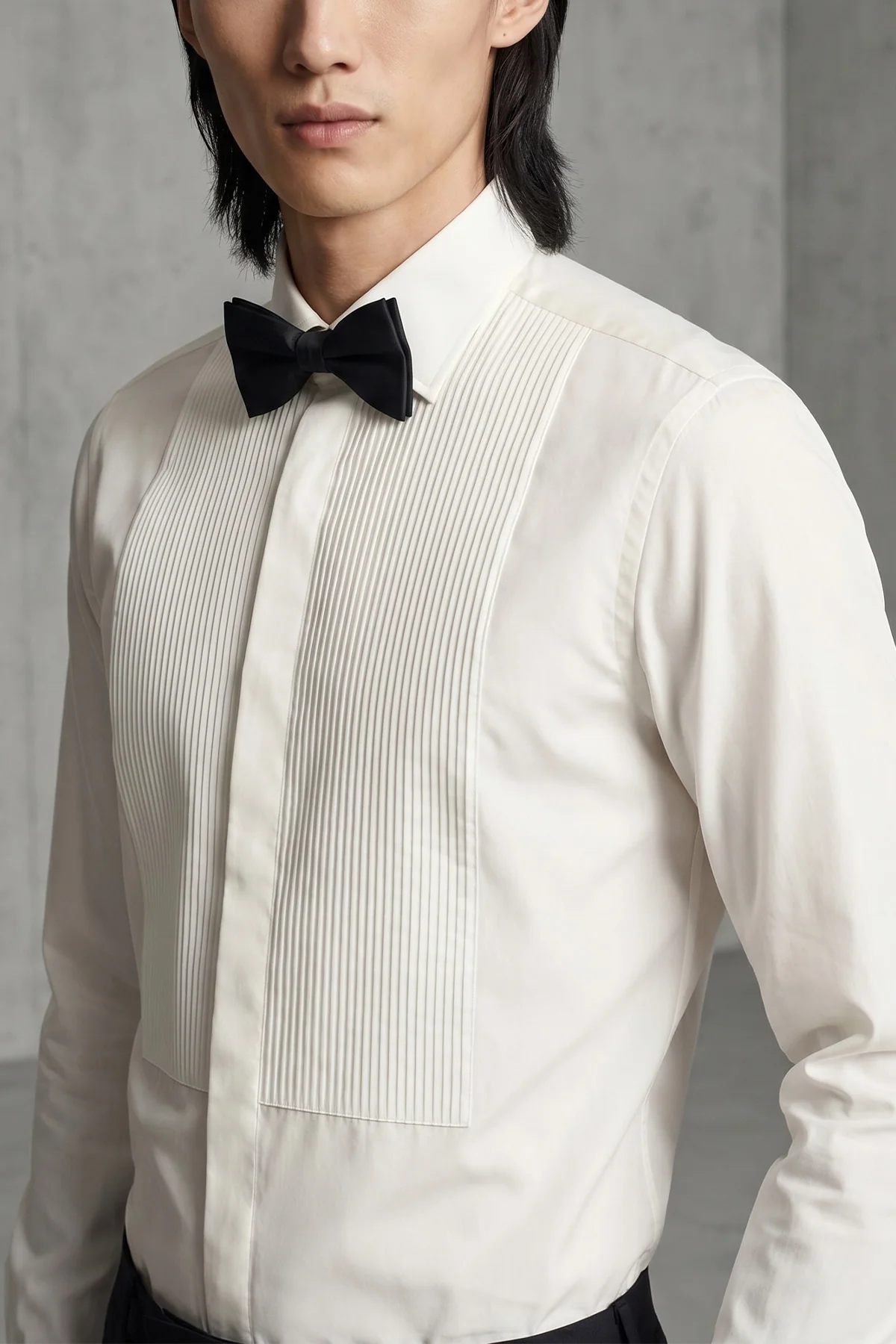 silk satin bow tie