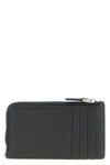 garnet calf leather coin purse