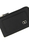 garnet calf leather coin purse