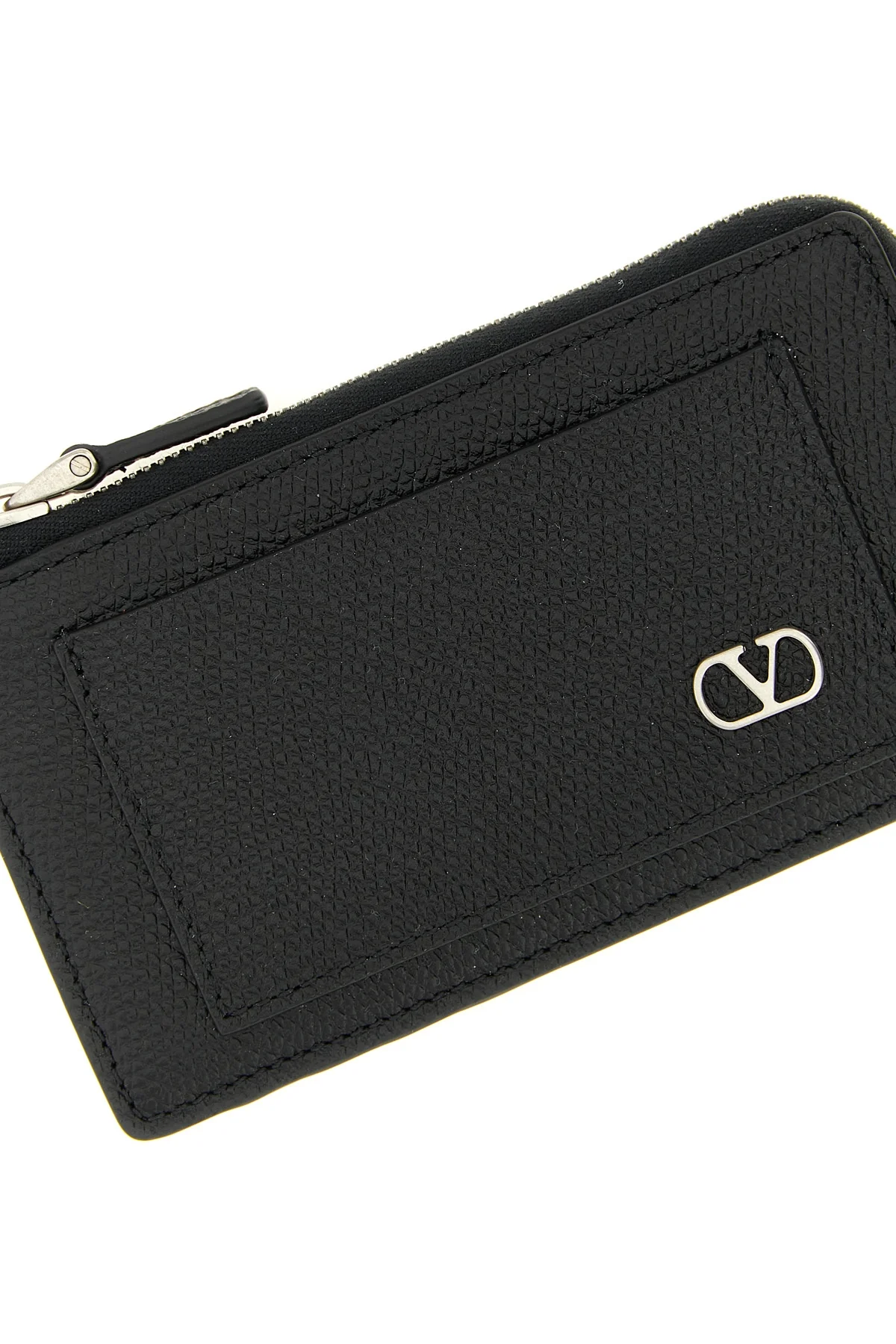 garnet calf leather coin purse