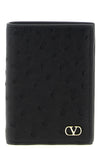 ostrich leather card holder