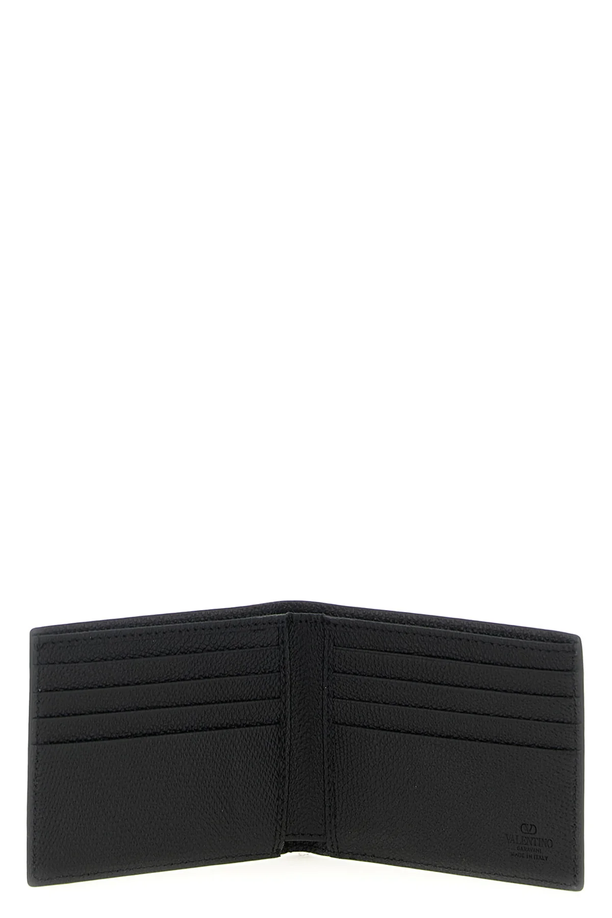 grained calf leather wallet