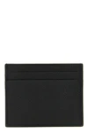 grained calf leather card holder