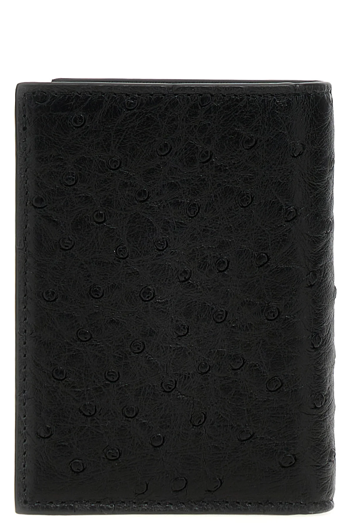 VALENTINO GARAVANI OS ostrich leather card holder