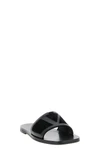 viva superstar nappa and suede slides