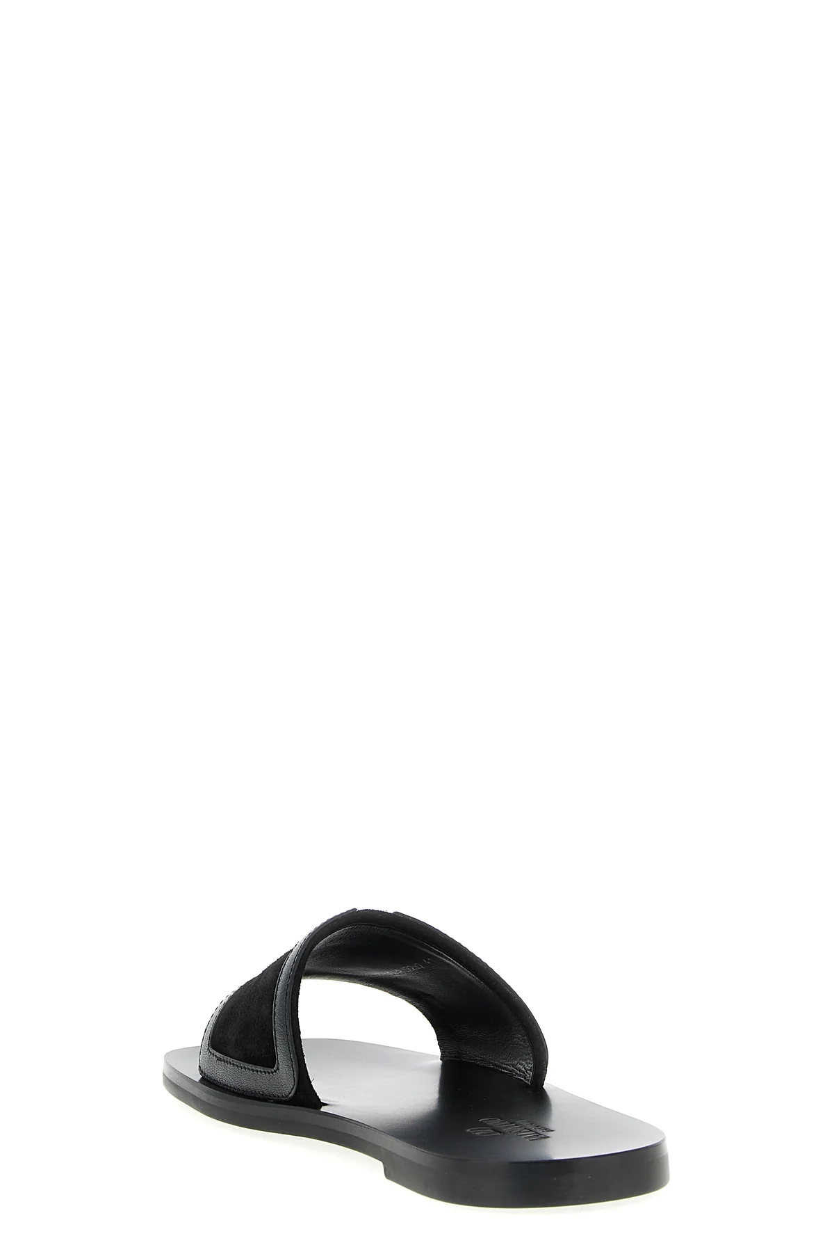 viva superstar nappa and suede slides