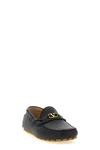 driver fastaway hammered leather loafers