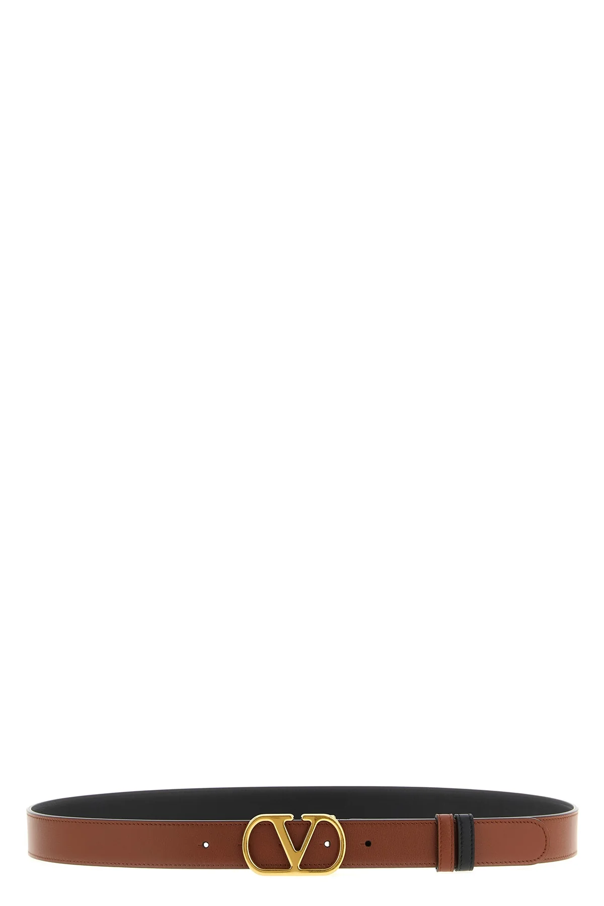 VALENTINO GARAVANI 95 cm reversible smooth leather belt
