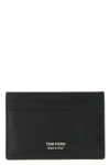 t-line leather card holder