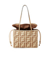 Small Roll FF Raffia Tote