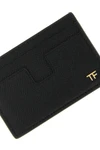 small grain leather card holder