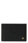 small grain leather card holder