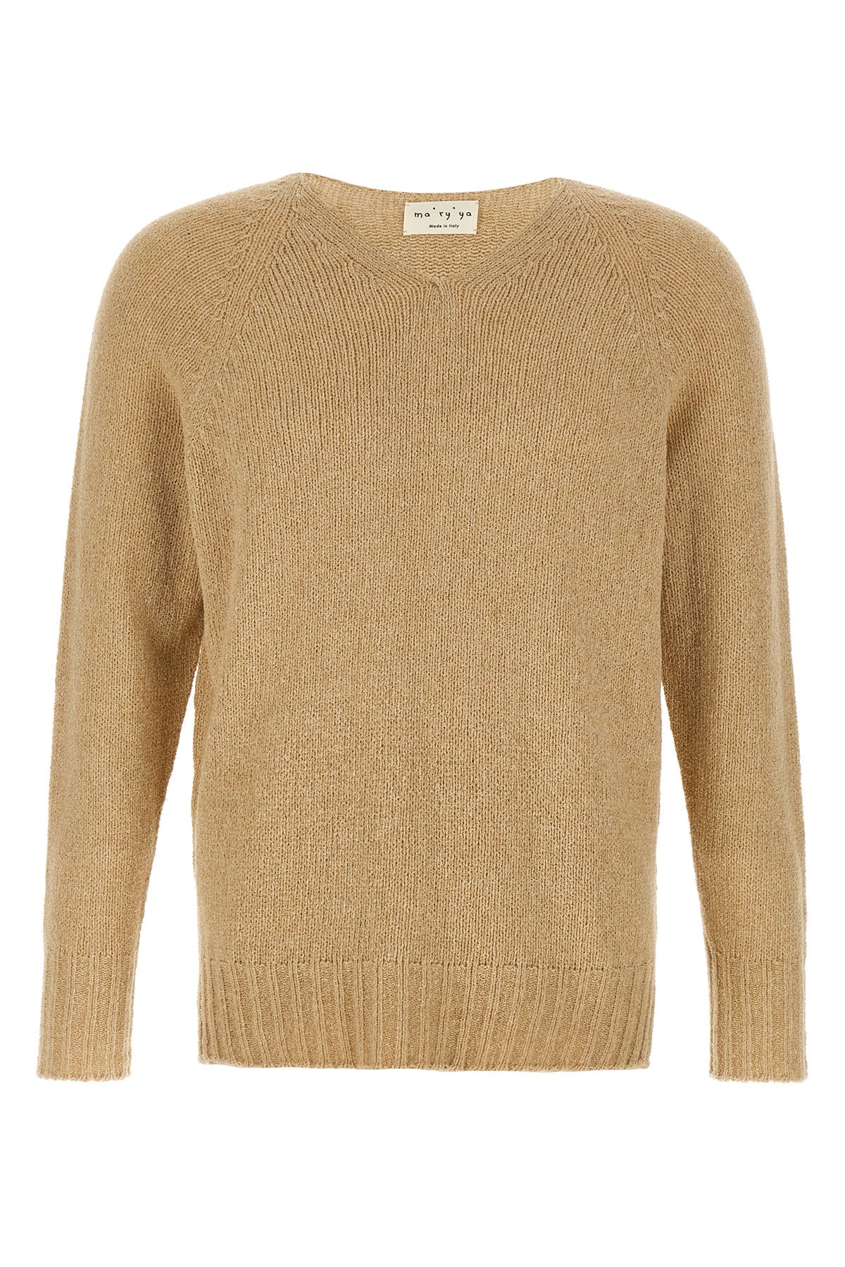 bouclé cotton blend sweater