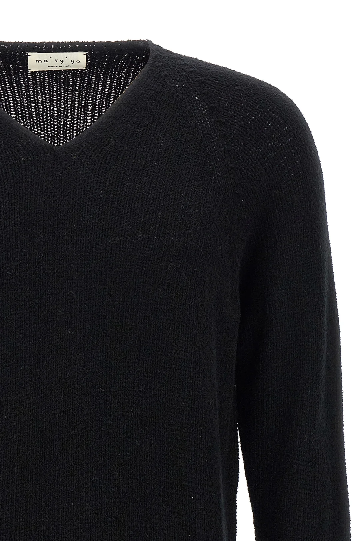 bouclé cotton blend sweater