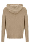 cashmere blend wool hooded sweater