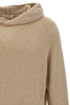 cashmere blend wool hooded sweater