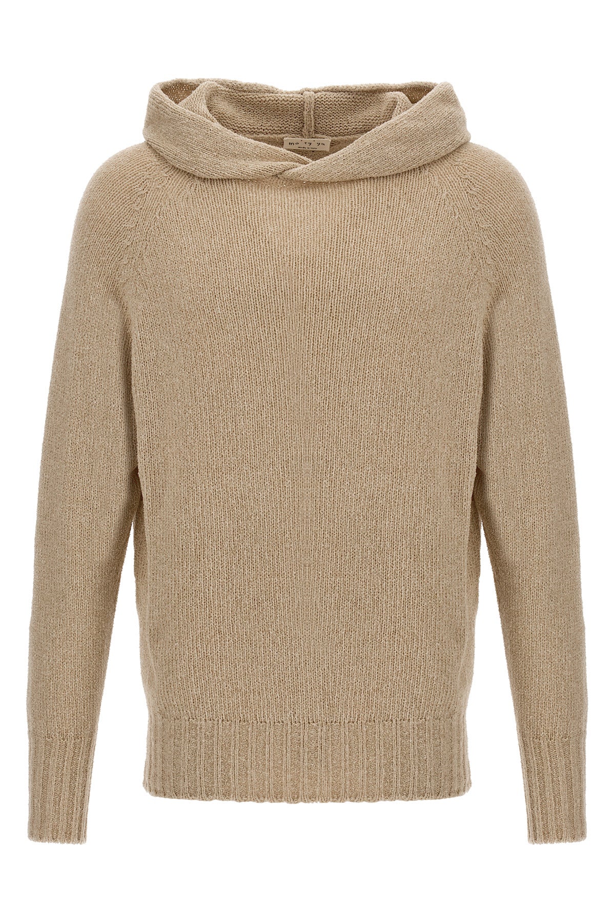 cashmere blend wool hooded sweater