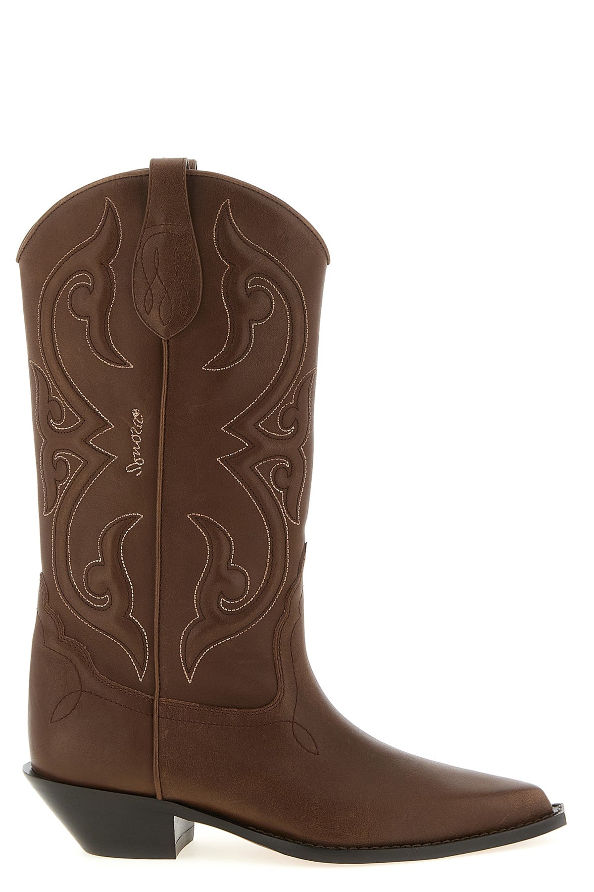 SONORA 37 yuma boots in napped calfskin leather
