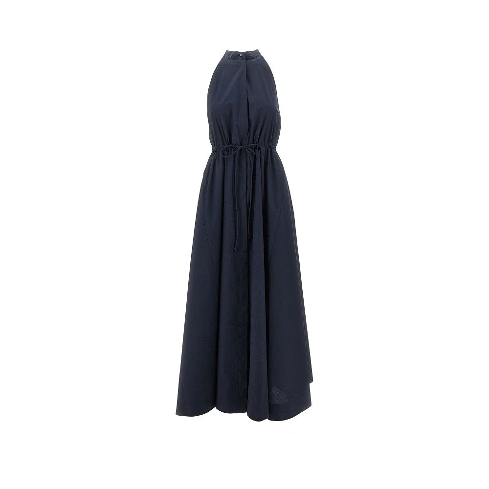 EMPORIO ARMANI 40 cotton poplin long dress