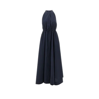 cotton poplin long dress