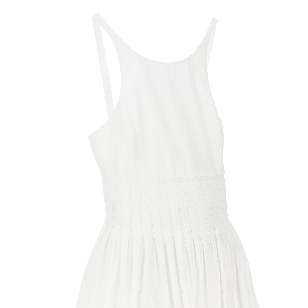 poplin midi dress