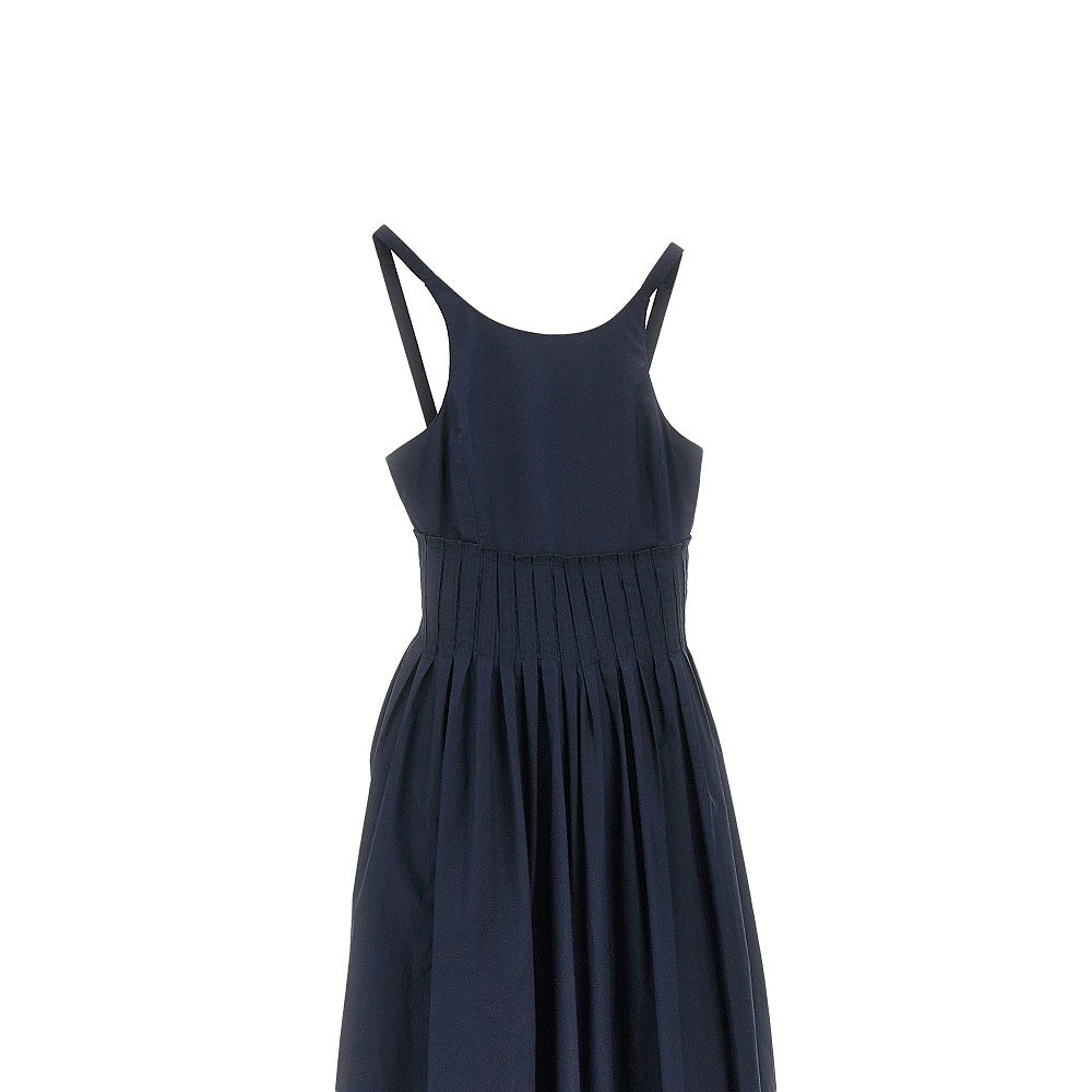 poplin midi dress