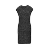 sequinned knit mini dress