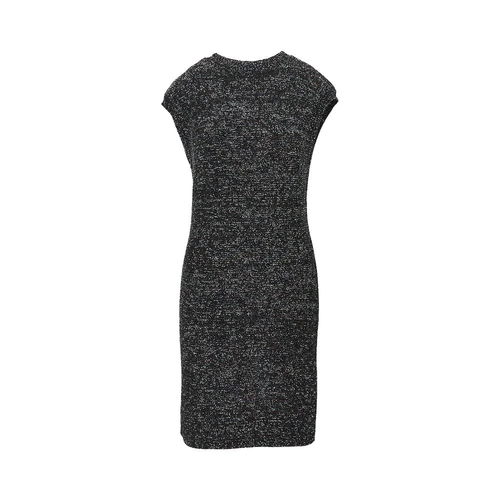 sequinned knit mini dress