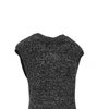 sequinned knit mini dress