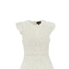 cornely embroidered fabric mini dress
