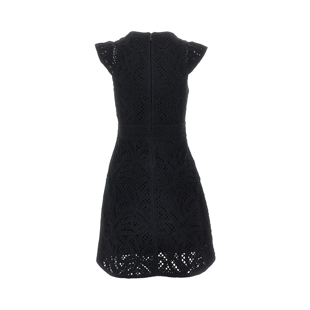cornely embroidered fabric mini dress