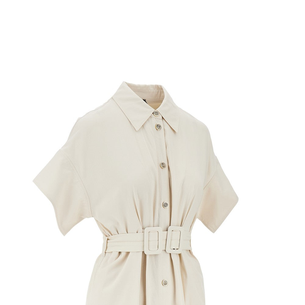 PINKO 40 cotton midi shirt dress