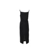 midi dress with jewelled shoulders